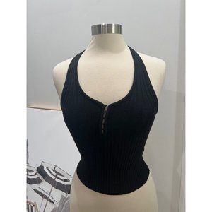 Ribbed Guess Halter top